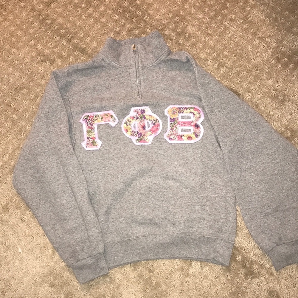 Gamma Phi Beta Quarter Zip Sweatshirt